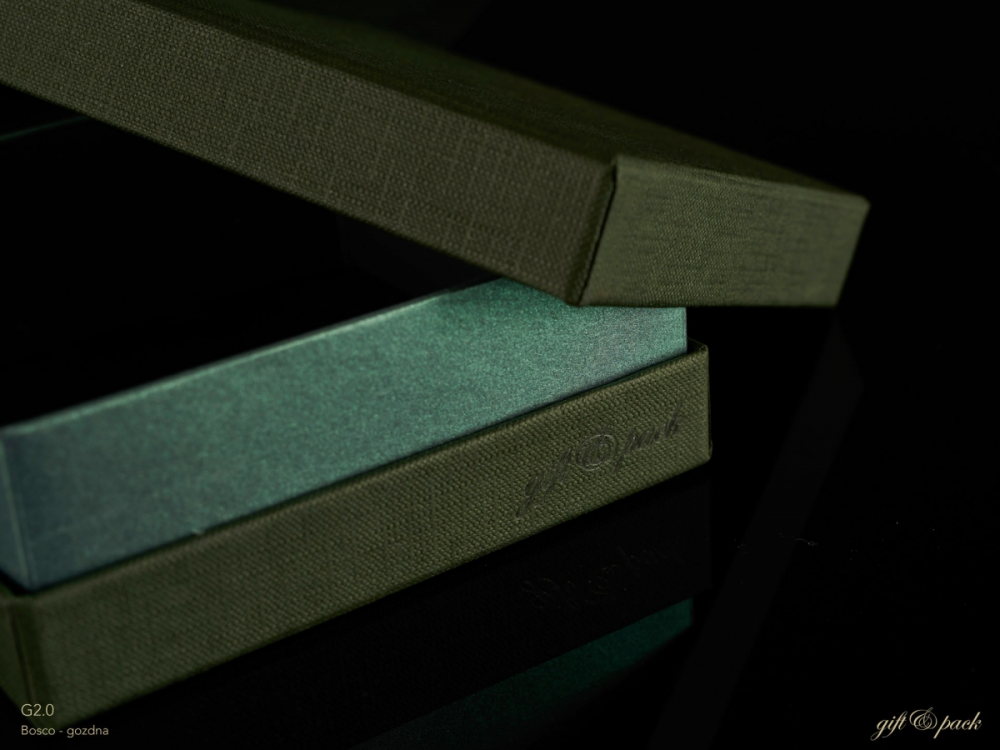 Darilna škatla G2.0 RS110X110X40mm ZELENA