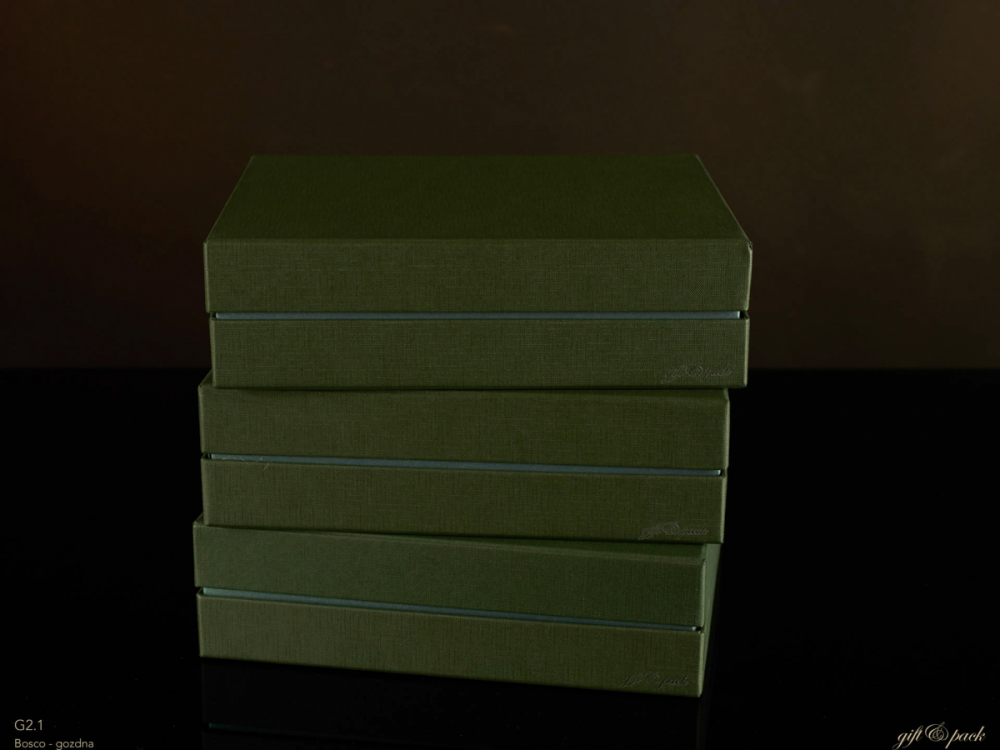 Darilna škatla G2.1 RS250X200X70mm ZELENA