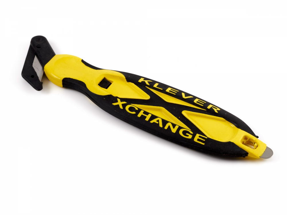 Varni nož Klever Xchange single rumeni 