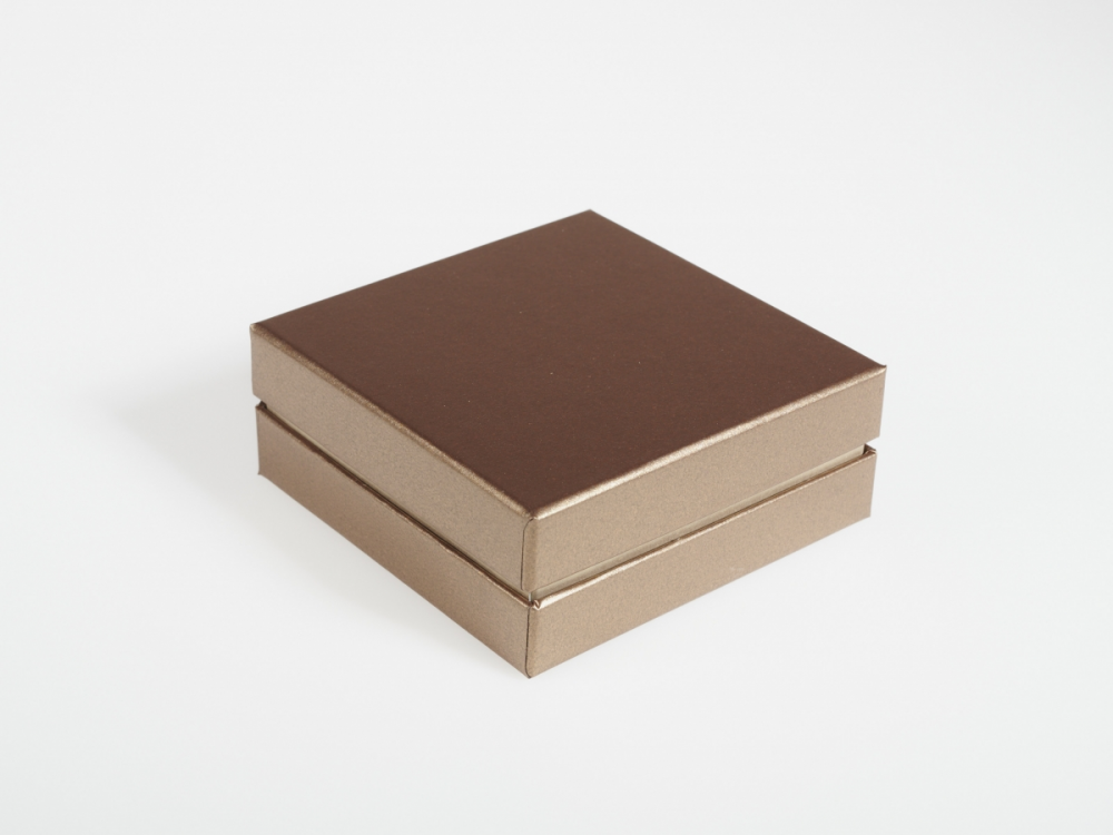 Darilna škatla G2.0 RS110X110X40mm BRONZA
