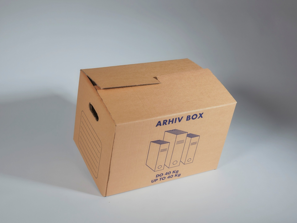 Kartonska škatla P11ABM 458x330x320mm Arhiv Box Medium