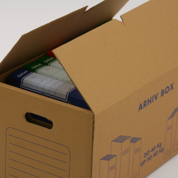 Kartonska škatla P11AB 590x330x320mm Arhiv Box