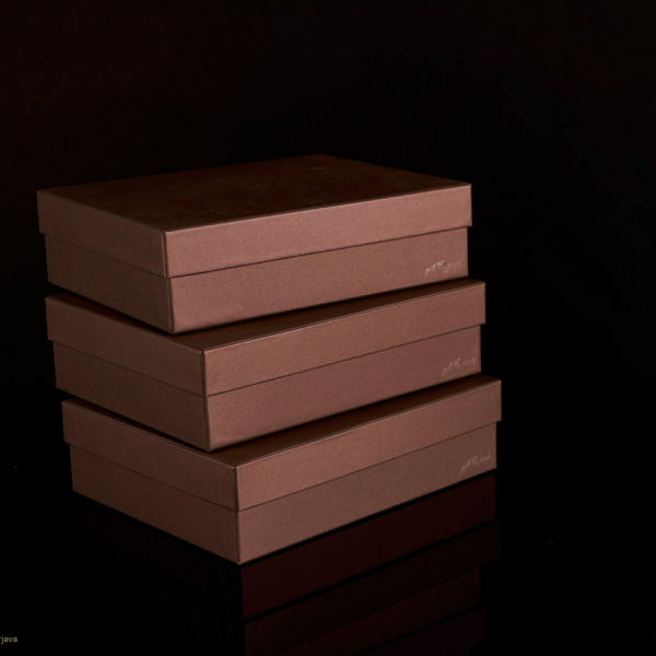 Darilna škatla G1.2 R245X195X65mm KAMNITO RJAVA