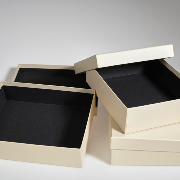 Darilna škatla G1.2 R245X195X65mm PEŠČENA - CHAMPAGNE
