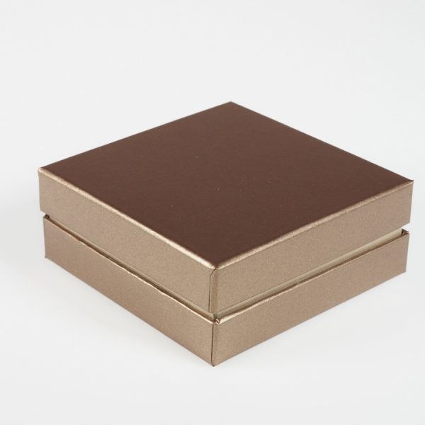Darilna škatla G2.0 RS110X110X40mm BRONZA