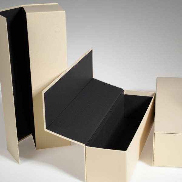 Darilna škatla G3.0 WRM90X90X350mm PEŠČENA - CHAMPAGNE