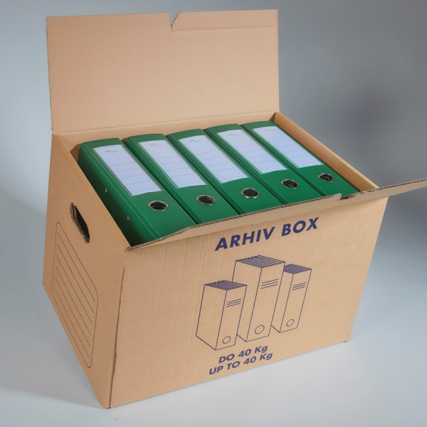 Kartonska škatla P11ABM 458x330x320mm Arhiv Box Medium